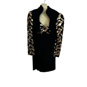 Dave & Johnny Vintage 80's dress and bolero size 15/16 Juniors or SM/M